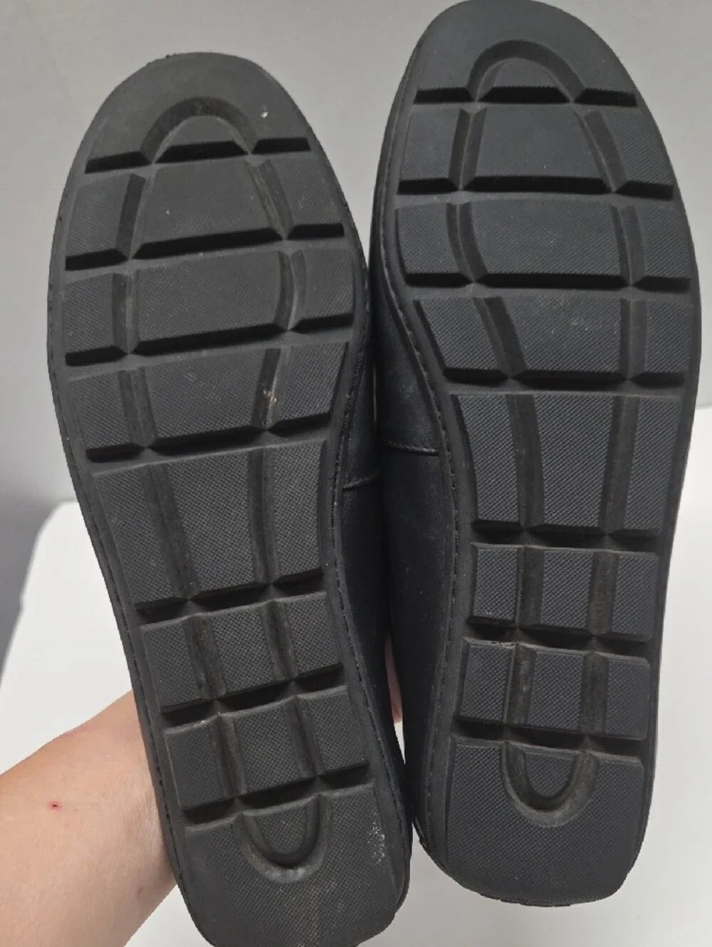 Coach Men’s Black Signature Canvas Penny Loafers Size 42 / 9D